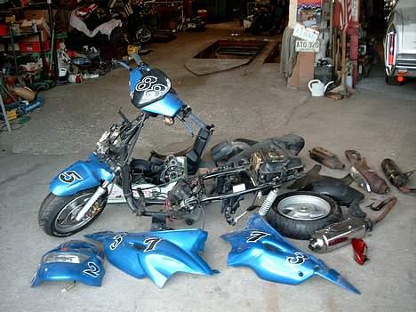 CPI PopCorn (4xxx km) - Som jeg fik den :-) Satte så nye lejer i og samlede den og købte en Koso Kickstarter, plus lidt småting... billede 13