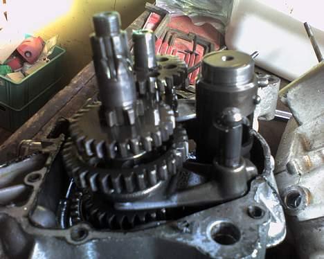 Yamaha fs-1 4 gear dx - gearkassen  (motor renovation)  billede 13