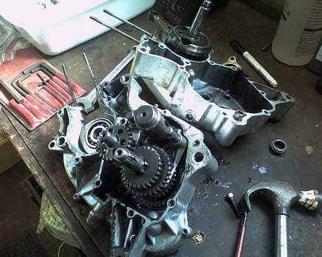 Yamaha fs-1 4 gear dx - begge motor blok sider og nye lejer (motor renovation) billede 14