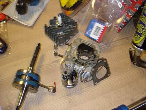 Gilera Stalker (projekt) - yes sir... her har vi the good shit... Top Performance krumtap og mit Mallossi Replica 47,6 (portet) og Skf lejere C3 billede 8