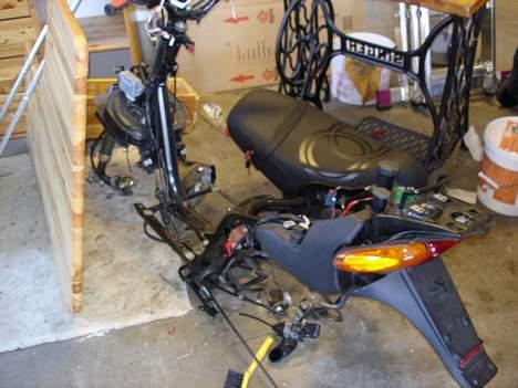 Gilera Stalker (projekt) - Stellet... efter at jeg har pillet næsten alt lortet af billede 14