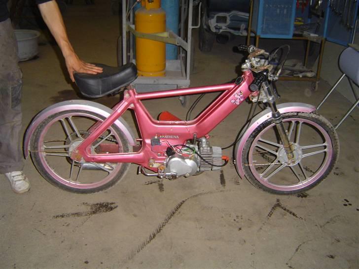 Puch maxi K (pinki) - som den stod d. 08/7 billede 2