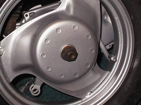 Yamaha Jog FS  - Sandblæst og malet fælg billede 13