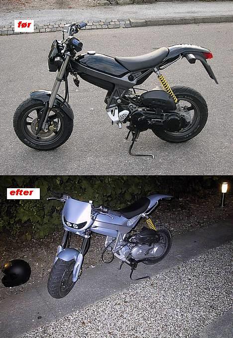 Suzuki street magic lc til salg  - før og efter billed billede 19