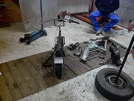 Puch "minibike" Projekt  - i starten af projekt forløbet  billede 2