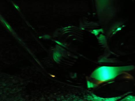 Yamaha ”Agurken” 4 gear DX TKR - Grønt lys frad dioderne ved motoren billede 19