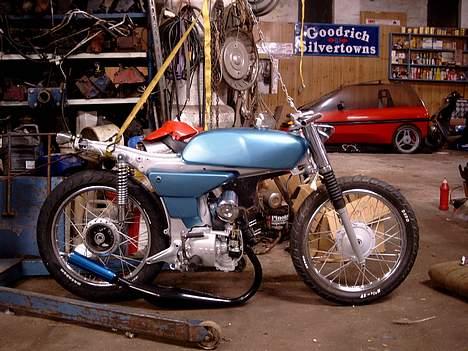 Yamaha FS-1 K1 "Samlesættet"  - Lige for at se hvordan det kommer til at se ud :) (ik ret meget andet end motor og forgaffel var sat rigtig på.) billede 15