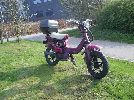 Suzuki FZ 50 SOLGT - som den så ud før jeg malet den billede 10