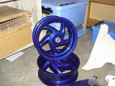 Gilera Stalker (projekt) - Mine nye fælge.. se dem lige man.. det er sku lidt for bling bling billede 17