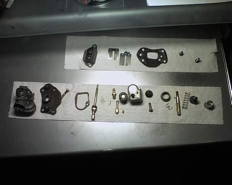 Yamaha 4 g DX - 16 mm. mikuni kabu, 16 mm studs og membran billede 7