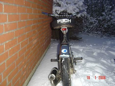 Puch Maxi .:SOLGT:. - Læg mærke til klistremærket på bag-skærmen :P (Cykel lygten er kun midlertidigt) billede 6