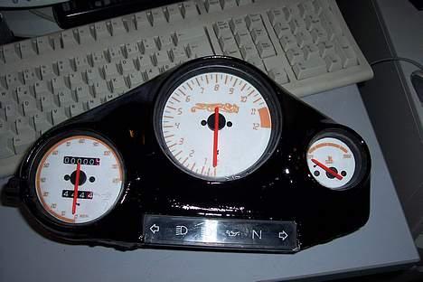 Aprilia RS50 - mit speedo.. som jeg har lavet lidt "ICE" med.. og lavet ny speedo plade billede 9