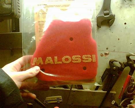 Yamaha jog as - før - Mit Malossi Red Sponge inlæg til std. luftfilter billede 15