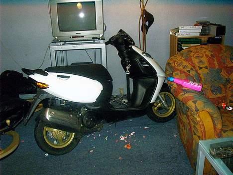 Aprilia sonic byttet til ssm  - far´s skat skal da os sove indenfor sammen med far :D Før den blev stjålet billede 3