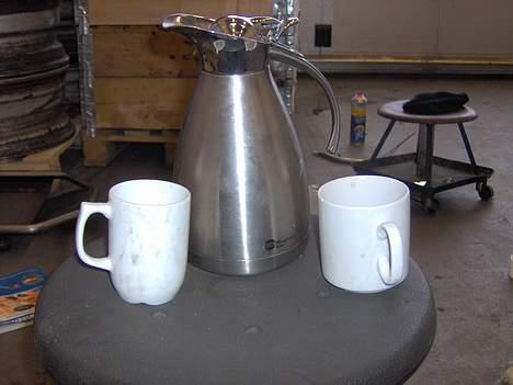 Yamaha 4 Gear- DX Solgt. - Mig og en af mine venner fik lige en kop kaffe da vi var i gang :=) billede 14