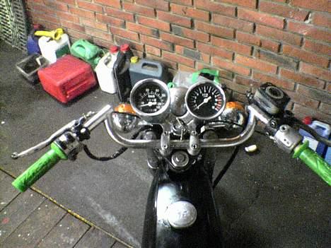 Yamaha fs 1 DX[til salg] - mine flas håndtag og mit motor cykel racer styr billede 6