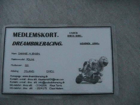 MiniBike Polini Dreambike til salg - dejligt medlemskort billede 9