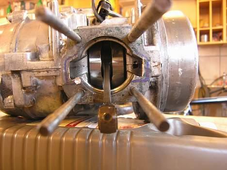 Puch Maxi K (PROJEKT!) - Der her skal freses væk ... Inc. de blå streger billede 12