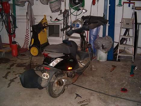 Piaggio New Zip byttet - min Zip lige før den blev malet billede 5