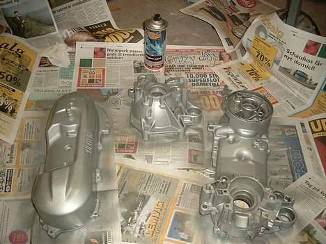 Yamaha Jog FS Gold (Solgt) - Glastblæst derefter fået motormaling billede 3