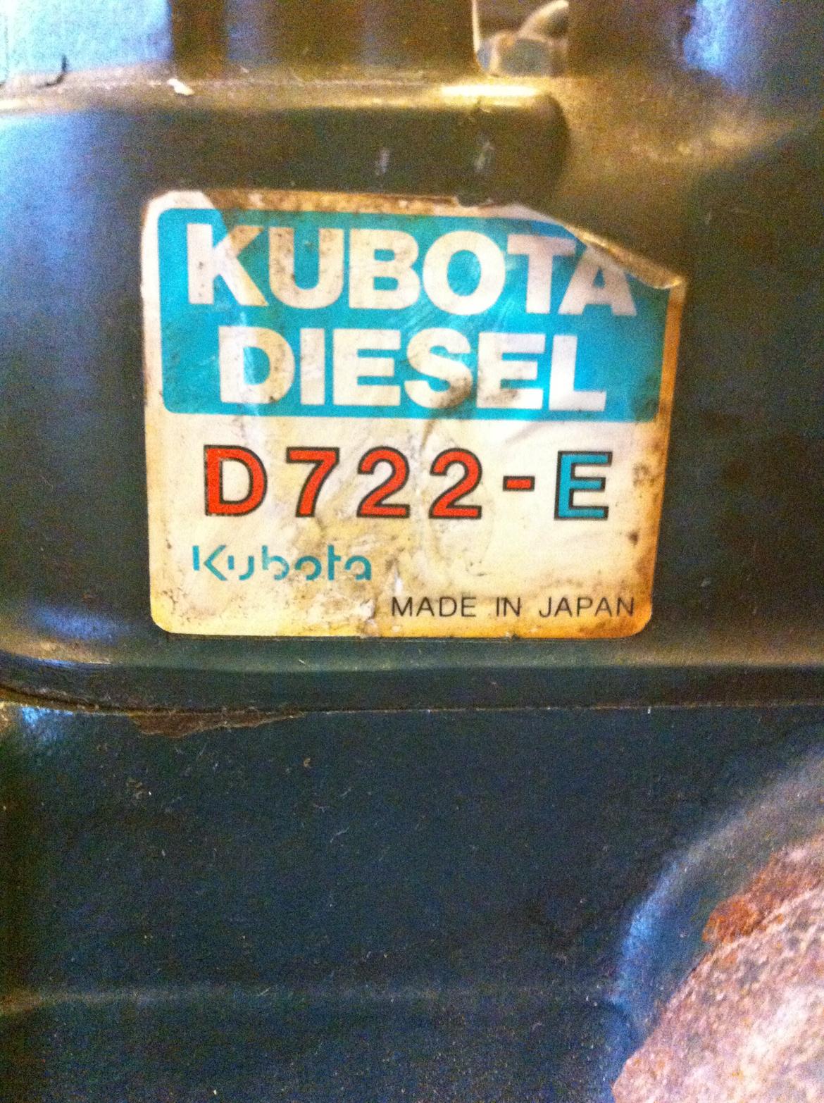 Hjemmebygget minitraktor - Kubota D722-E 
3 Cyl. diesel.. billede 137