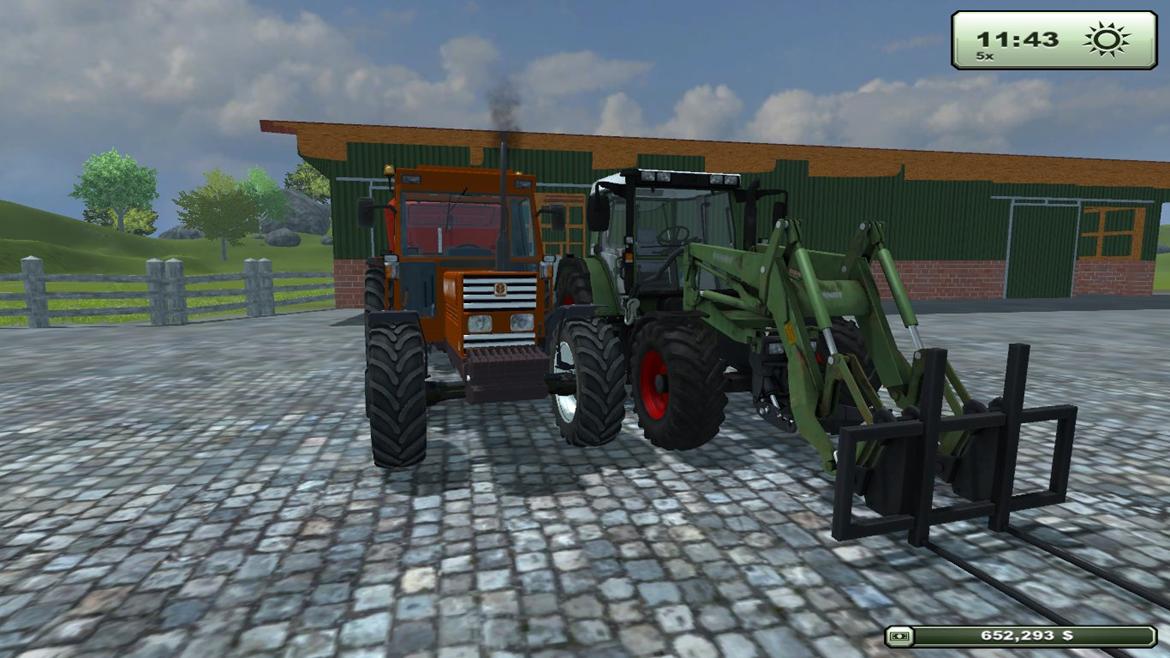 farming simulator 2011 og 2013 - Læsser foder billede 85