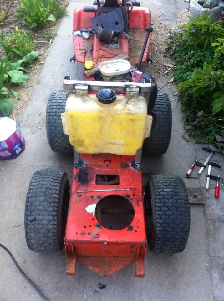 Ombygning af Ariens RM havetraktor billede 2