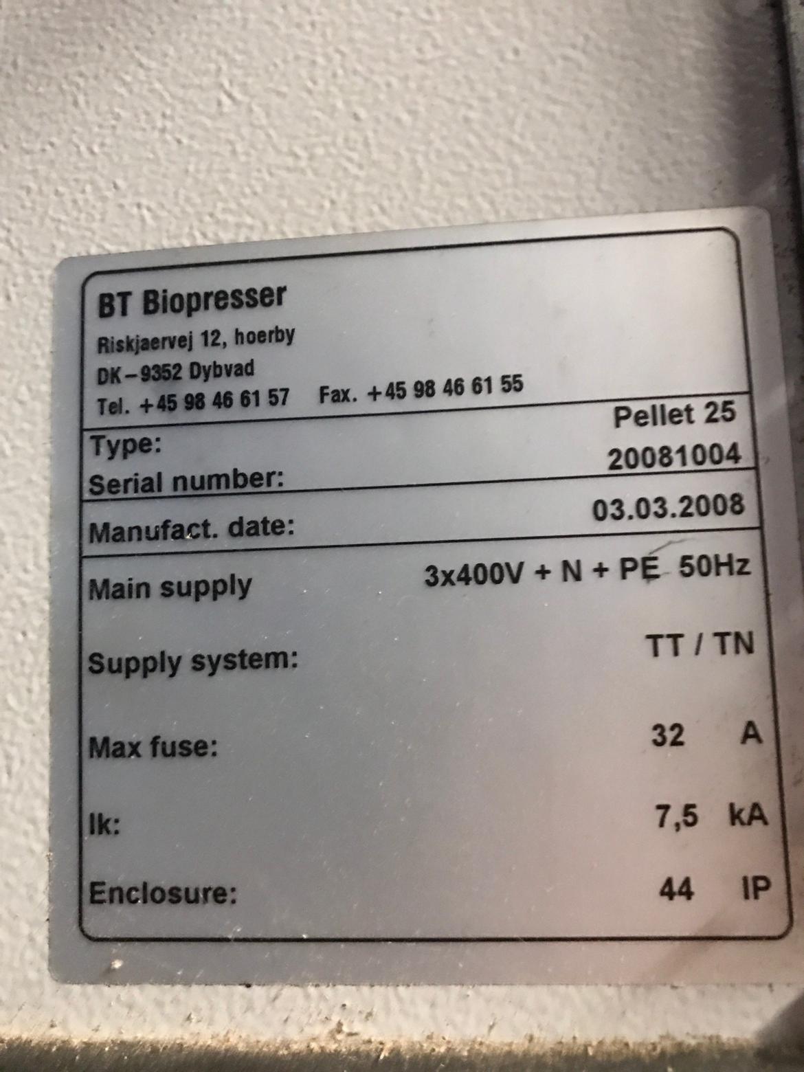 BT-25 Pillepresser billede 29