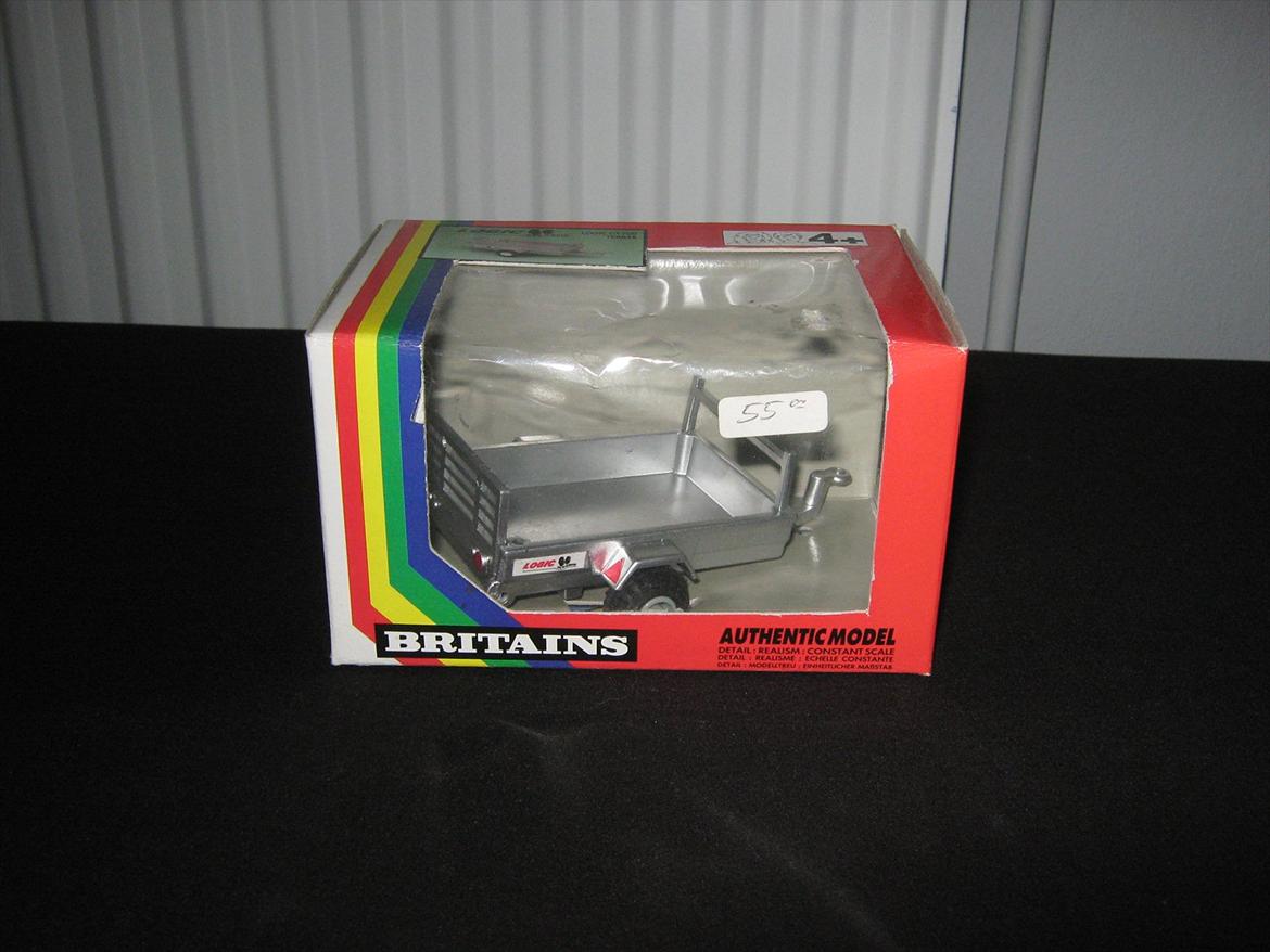 modeltraktor redskaber - britains logic ct 700 trailer billede 9