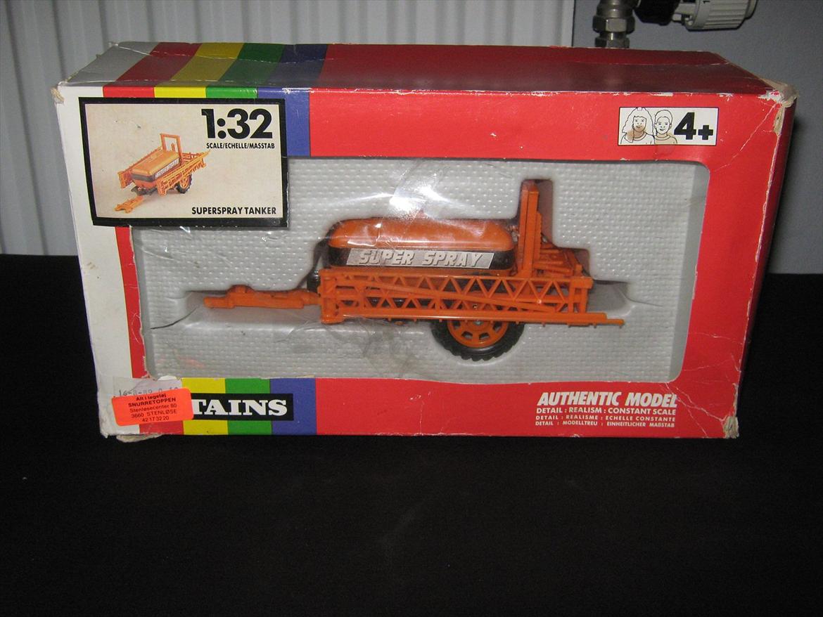 modeltraktor redskaber - britains super spray tanker (1989-?) billede 11