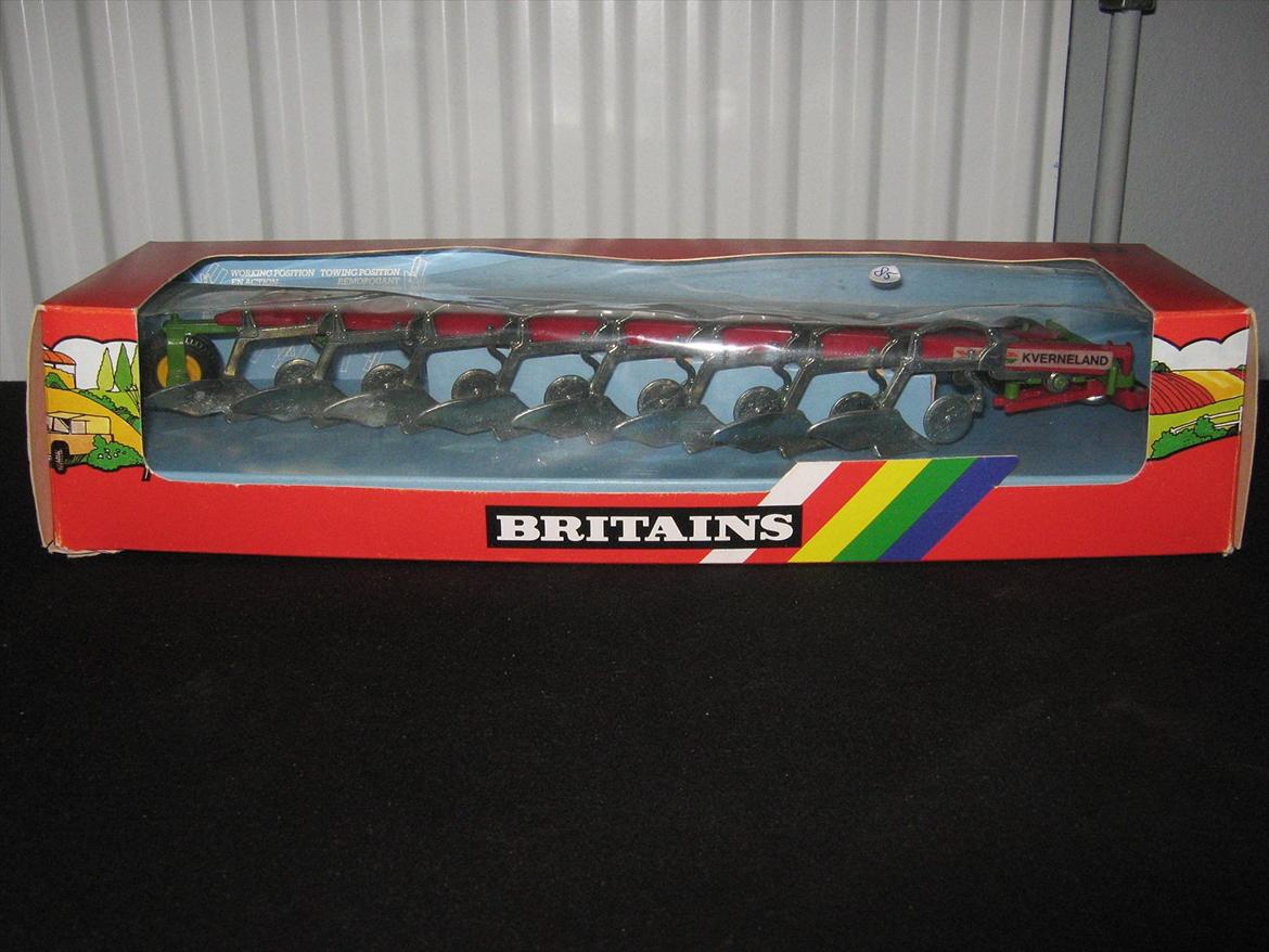 modeltraktor redskaber - britains kverneland vari - width plough (1985-1990) billede 27
