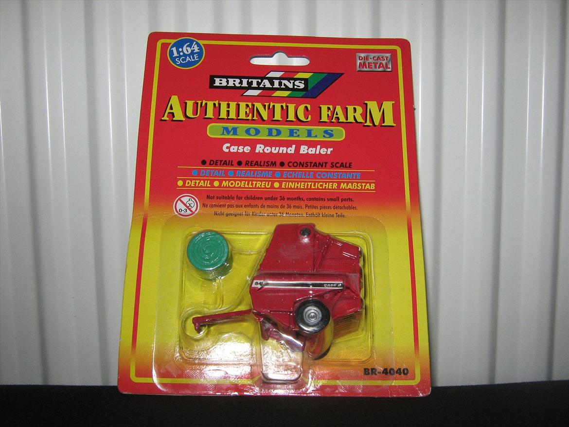 modeltraktor redskaber - britains case round baler (1998-2000) billede 37