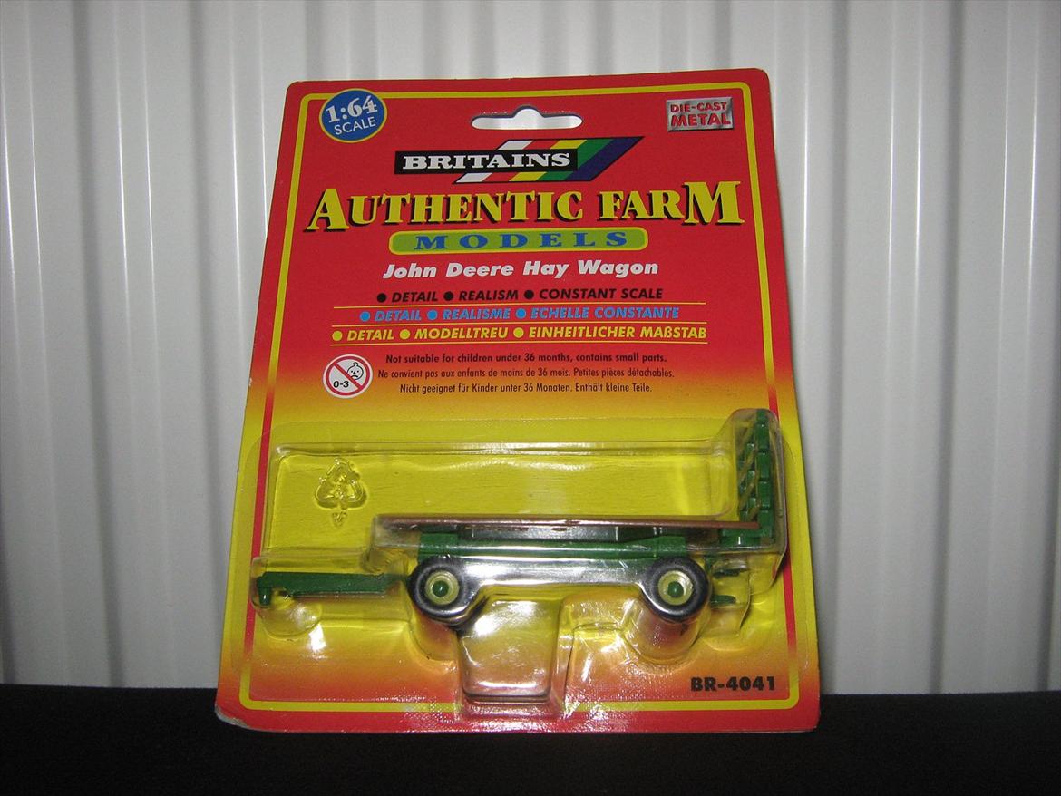 modeltraktor redskaber - britains john deere hay wagon billede 38