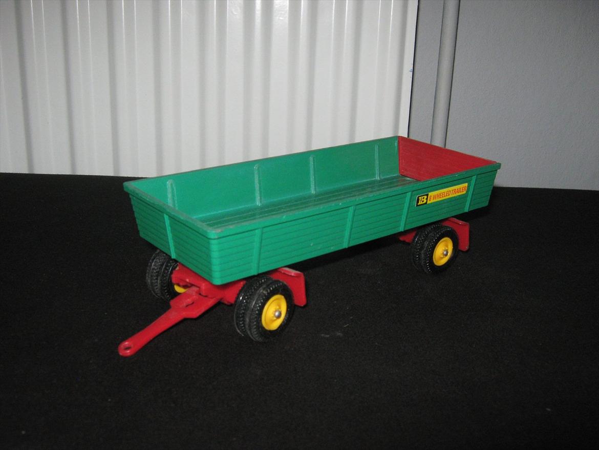 modeltraktor redskaber - britains 8 - wheeled trailer (1978-1987) billede 77