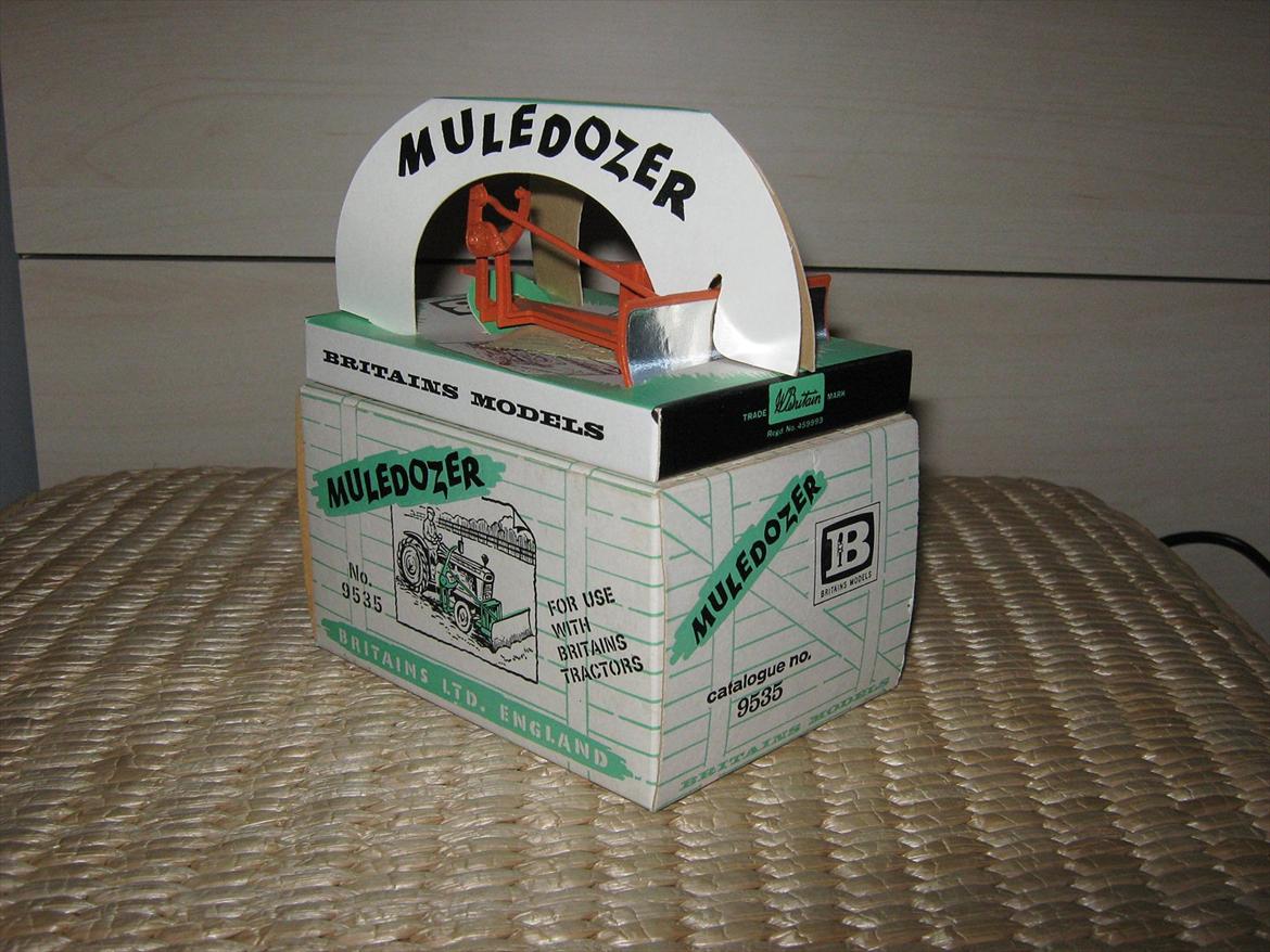 modeltraktor redskaber - britains muledozer billede 14