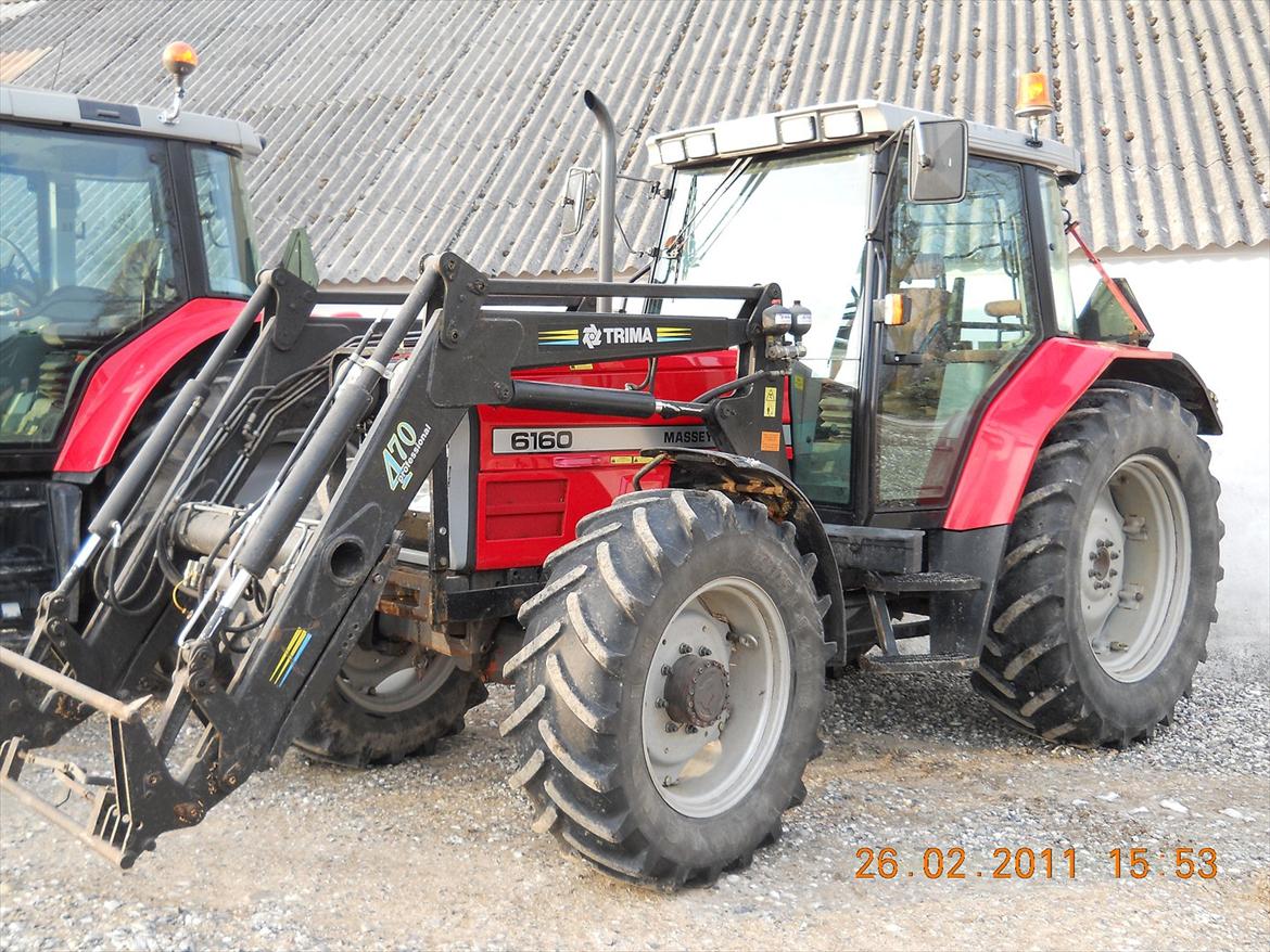 MF power - den mindste MF 6160 med trima 470 

frontlæsser/sprøjte traktor  billede 8