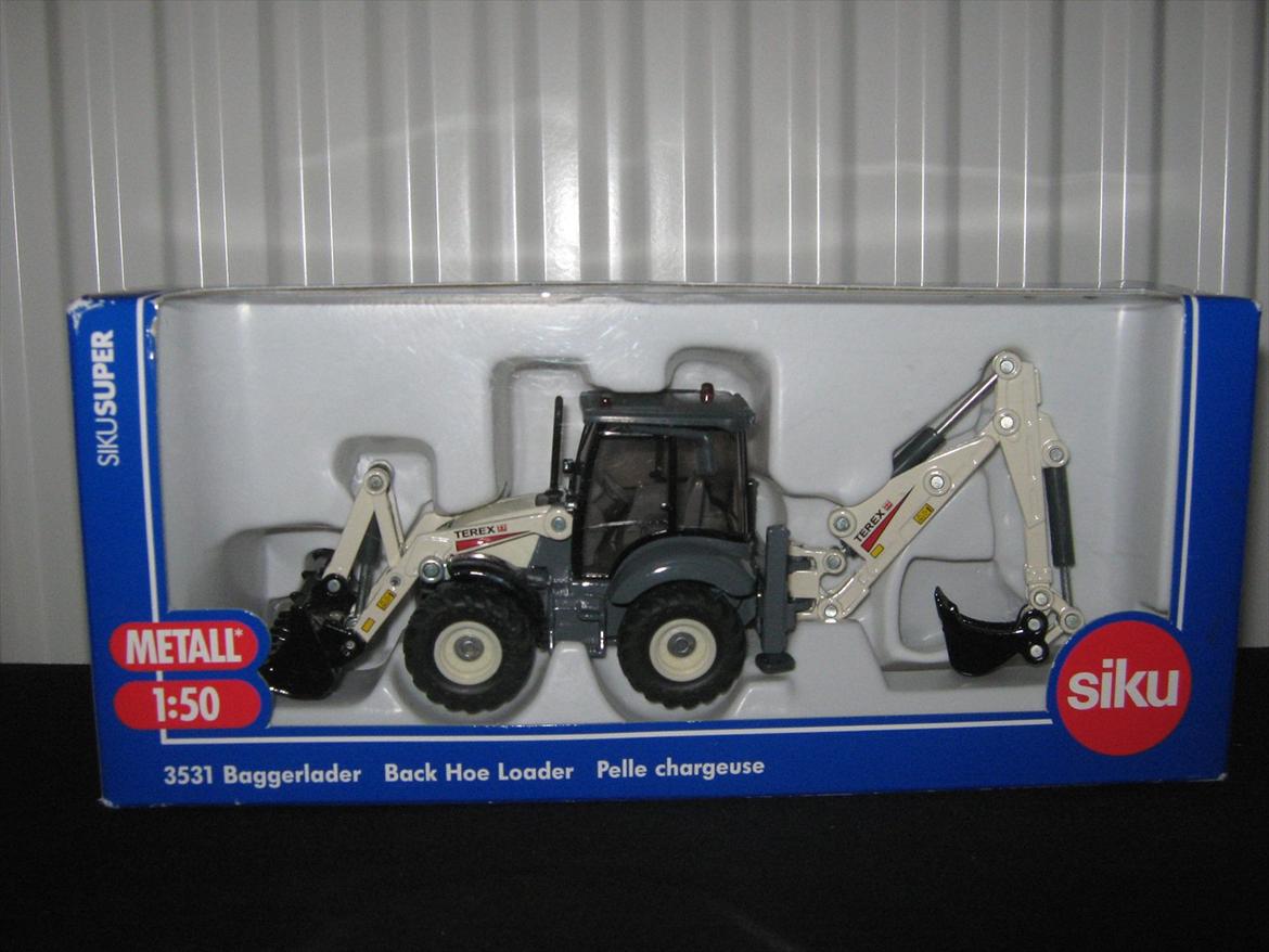 diverse modeltraktorer - siku back hoe loader billede 48