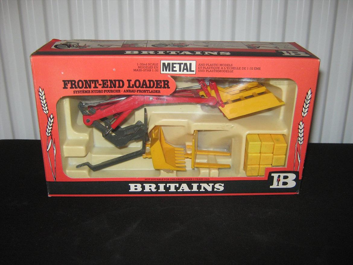 modeltraktor redskaber - britains front-end loader (1979-?) billede 4