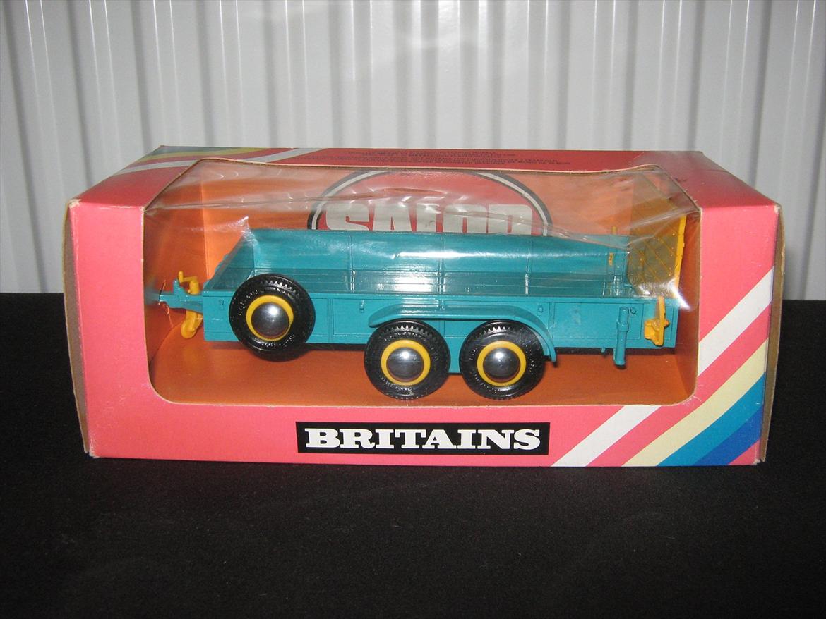 modeltraktor redskaber - britains low loader billede 3