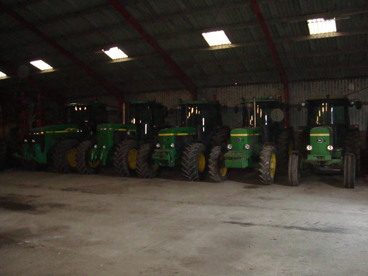 John Deere traktorer - Vinterferie i laden. 8310, 4255, 3650, 3040 turbo og 3040(lettere justeret). billede 29