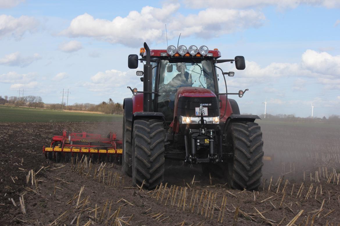 Martin Børsting Maskinstation  - Case IH Puma 225 CVX med 6,5 meter Väderstad Carrier billede 27