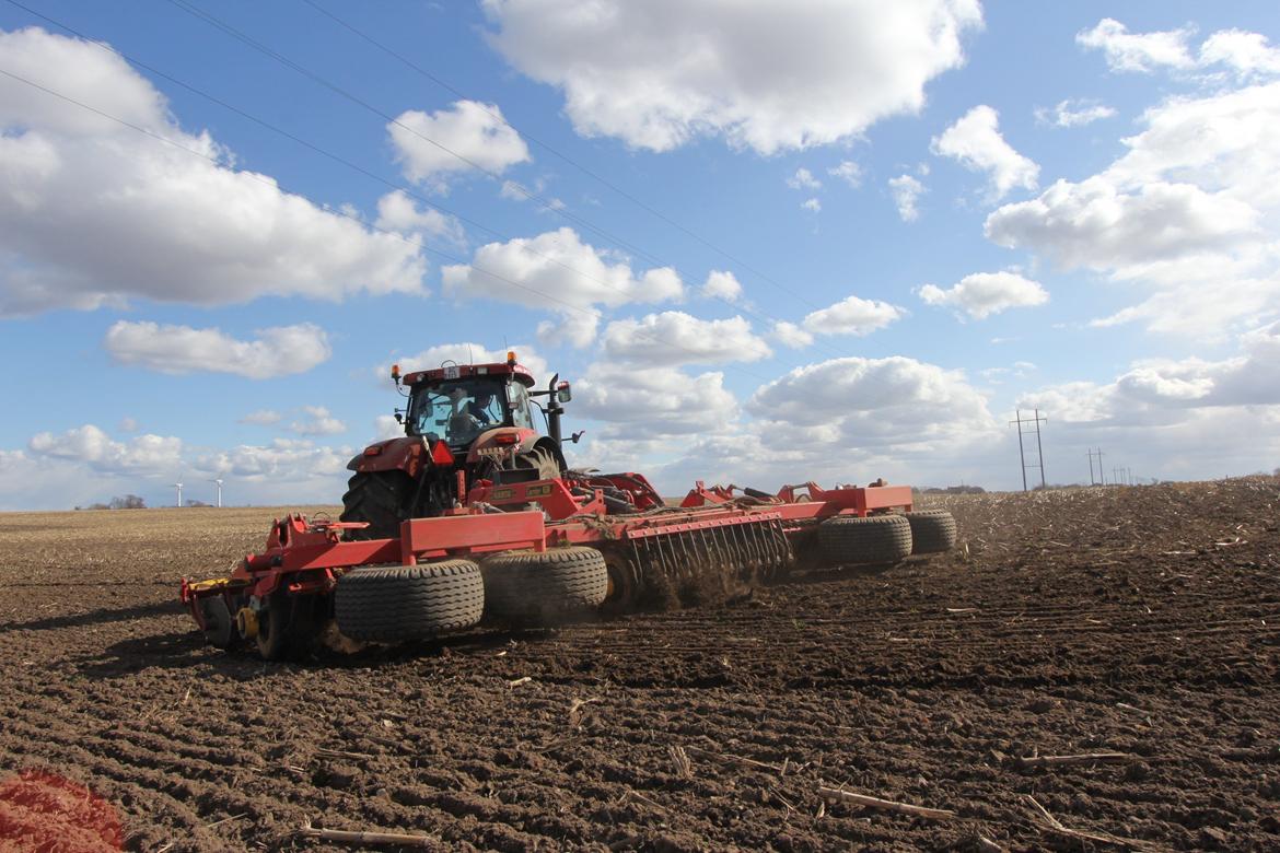 Martin Børsting Maskinstation  - Case IH Puma 225 CVX med 6,5 meter Väderstad Carrier billede 28