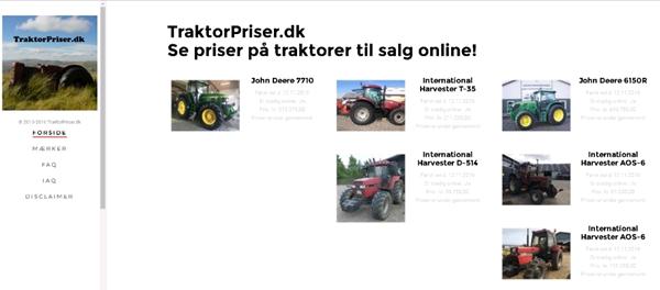 Traktor Priser