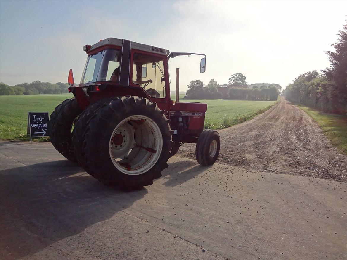 International Harvester 844xl - Indvejning ved træk på Bygholm billede 5