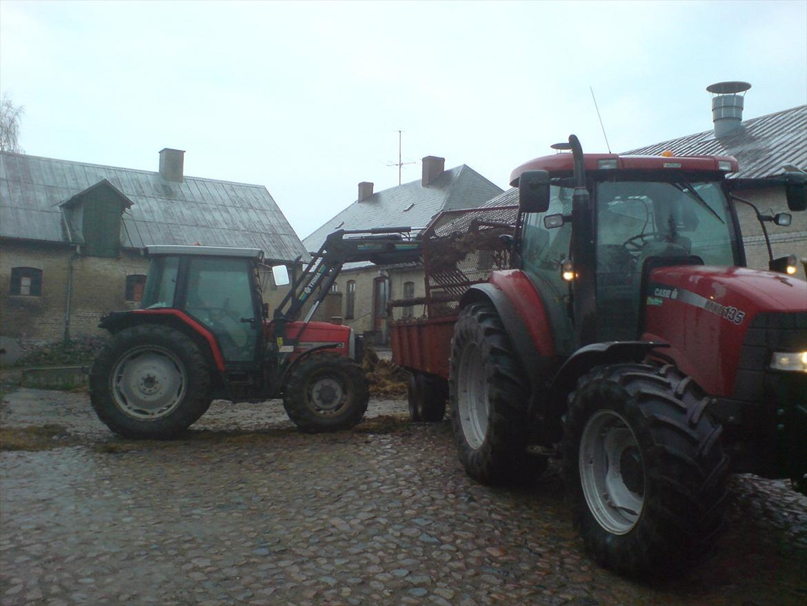 Massey Ferguson 6140 - Læsning af møg billede 4