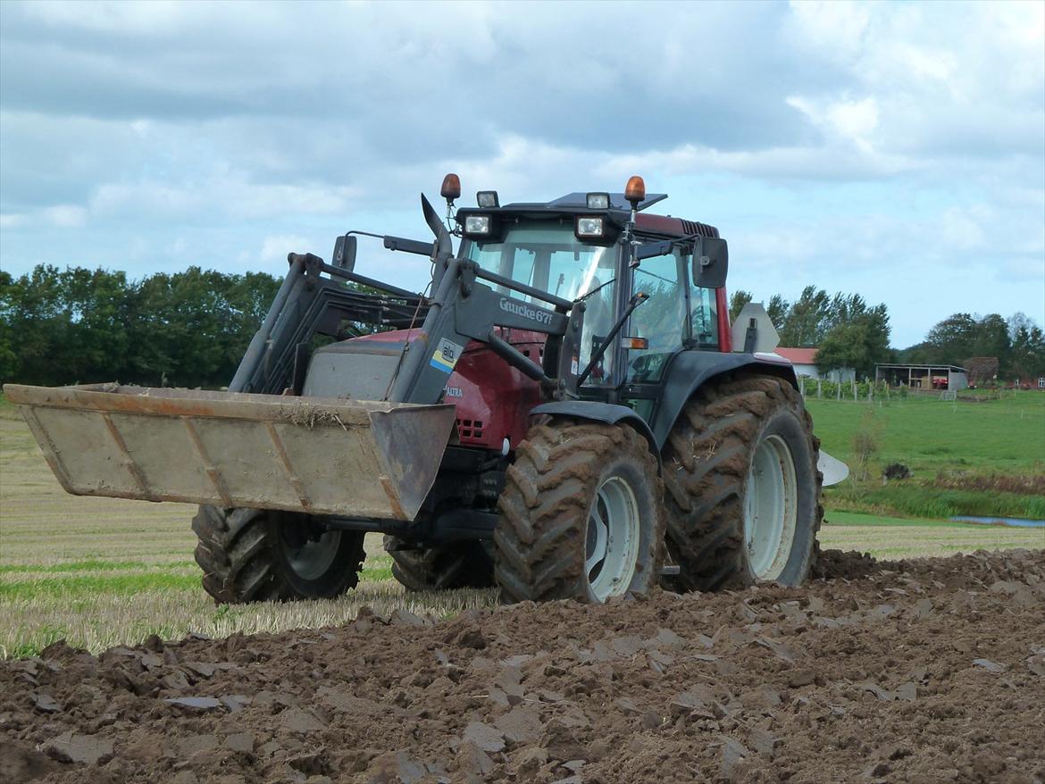 Valtra 8350 Hitech - Efterårspløjning til hvede 2010. billede 13