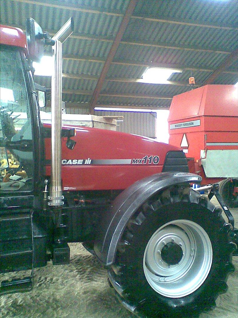 Case IH MX 110  - med rør på.... rustfri billede 5