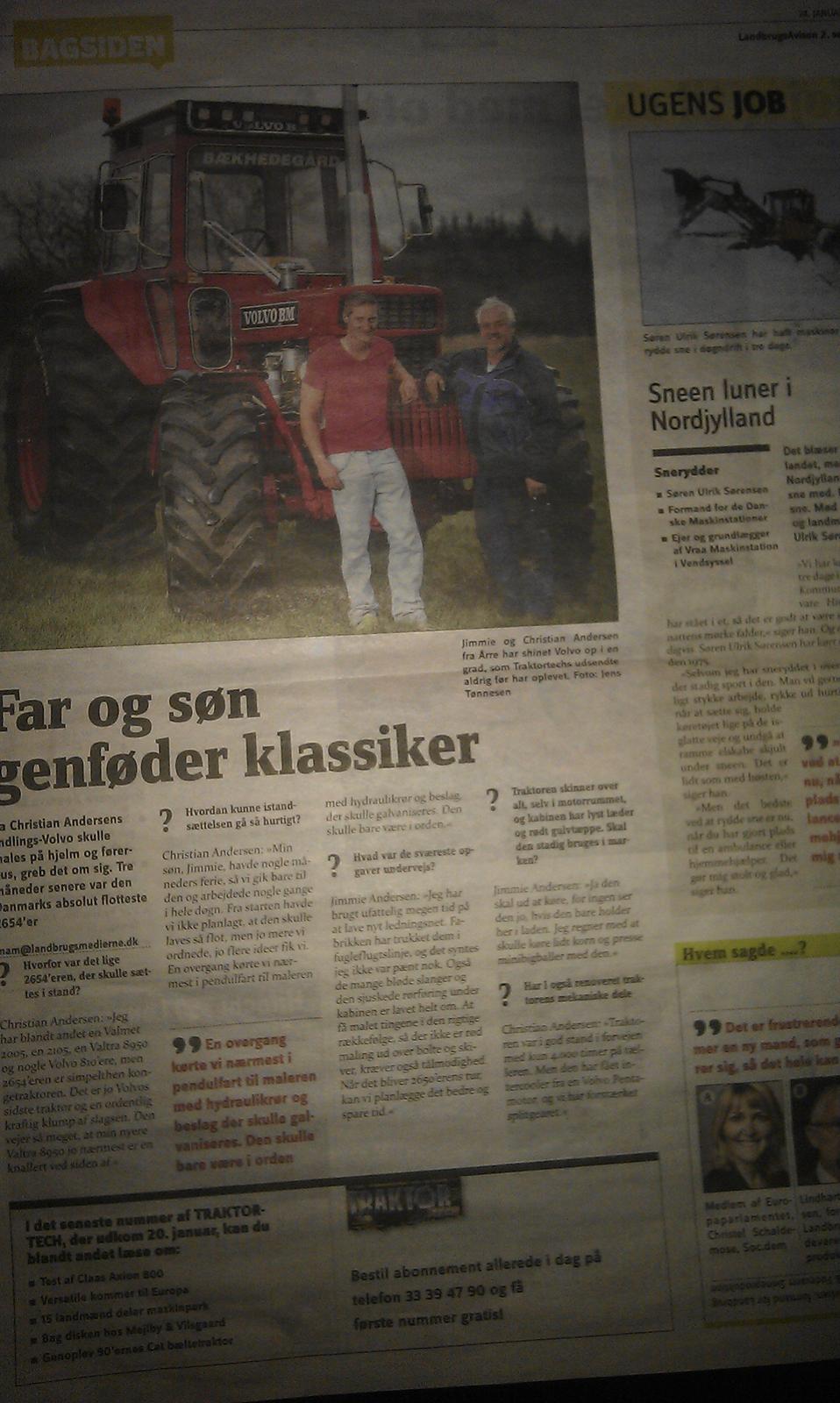 Volvo BM 2654 - Bagsiden af den lokale avis!! billede 35