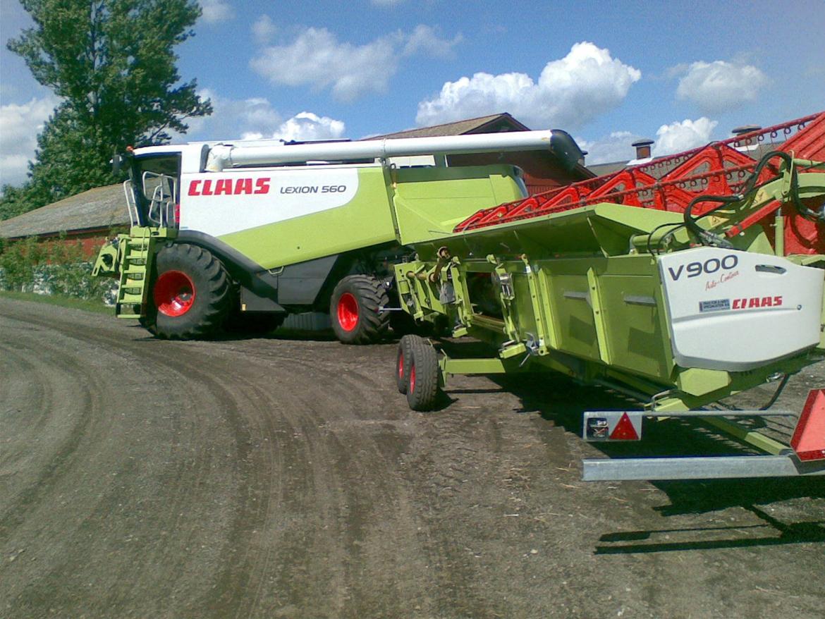 Fendt 716 - så kom den nye mejetærsker lexion 560 billede 4