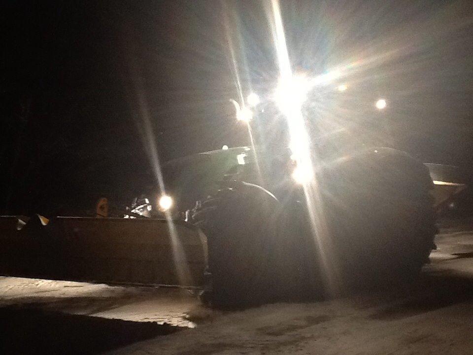 Fendt 933 - om natten da den var inde og skrave sne med snowline ngs 4210 og saltern hedder vicon billede 27